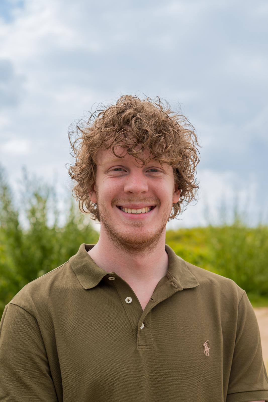 Oprichter Niek die lacht